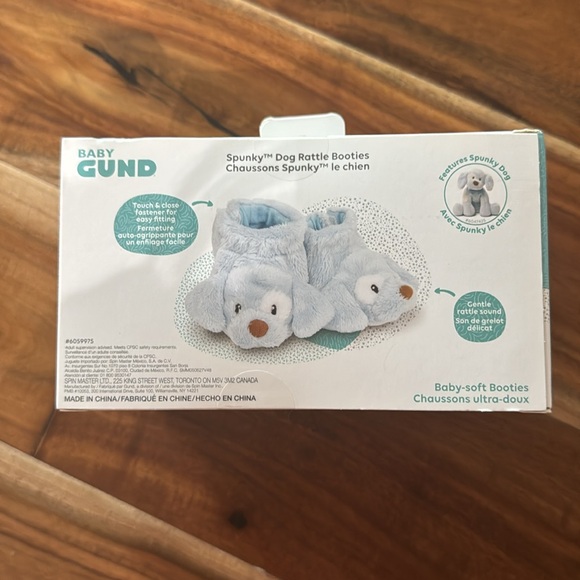 Spunky Dog Rattle Booties - Picture 3 of 4